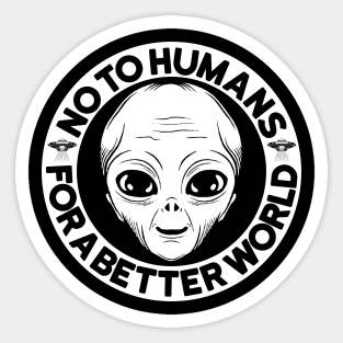 For a better world Sticker